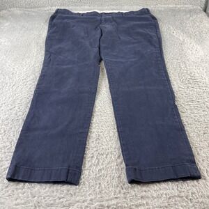 Brooks Brothers SoHo Fit Navy Blue Chino Pants Mens W44 L32 Cotton Blend